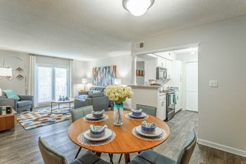 Open-concept floor plan at hawthorne at lily flagg in huntsville, al